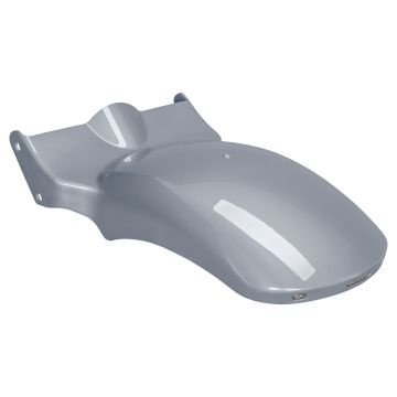 Atlas Silver Metallic Wide Bobber Rear Fender w/ LEDs for '18-'25 Harley® Fat Bob / Street Bob