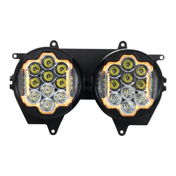HOGWORKZ Silvertooth Road Glide LED Performance Headlight