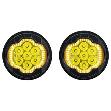 LED Goldtooth™ Performance LED Passing Lamps for Harley® from HOGWORKZ