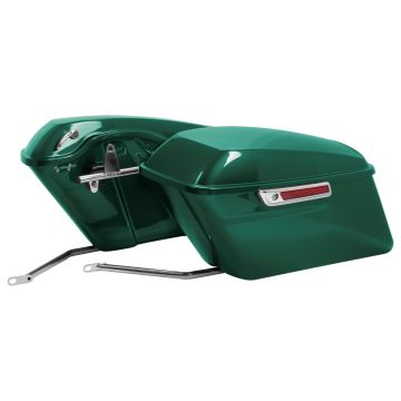 Alpine Green Harley softail conversion kit Chrome bracket from HOGWORKZ