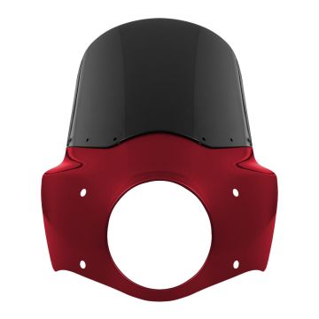 Hard Candy Hot Rod Red Flake HOGWORKZ® Menace Fairing w/ Windshield for Harley® Road King Special