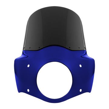 Zephyr Blue HOGWORKZ® Menace Fairing w/ Windshield for Harley® Road King Special