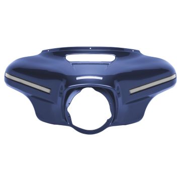 Big Blue Pearl Outer Fairing w/ Integrated LEDs for Harley® Touring from HOGWORKZ