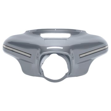 Atlas Silver Metallic Outer Fairing w/ Integrated LEDs for Harley® Touring from HOGWORKZ