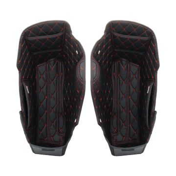 Saddlebag Liners for HOGWORKZ® Chopped Hardline Saddlebags Black with Red Stitching