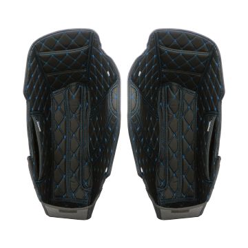 Saddlebag Liners for HOGWORKZ® Chopped Hardline Saddlebag Black with Blue Stitching