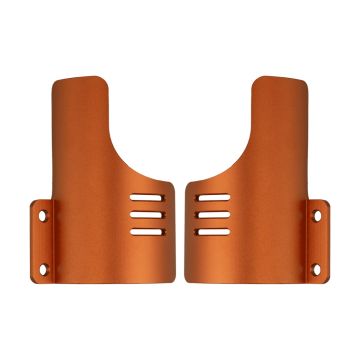 Orange Front Fork Guards for Harley® Touring CVO