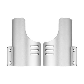 Silver Front Fork Guards for Harley® Touring CVO
