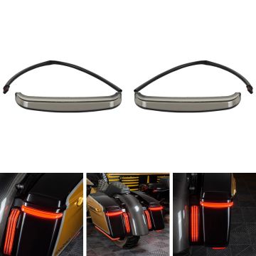 Slimz™ Smoked Lens LED Saddlebag Lights for Harley® Touring from HOGWORKZ