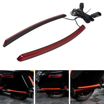 saddlebag bottom led lights for harley touring