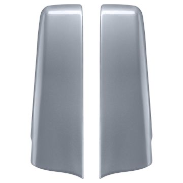 Atlas Silver Metallic Saddlebag Filler Strips for Harley® Touring '14-'25