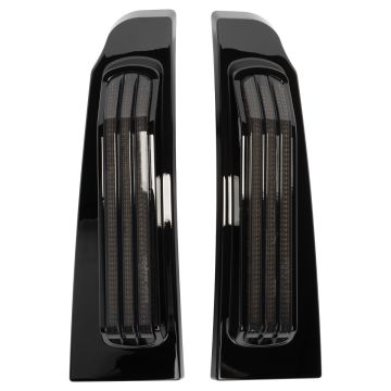 Vivid Black HOGWORKZ® Illumina Flush Fender LED System for Harley® Touring