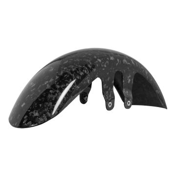 Gloss Forged Carbon Fiber Front Fender for Harley® Touring from HOGWORKZ on bike