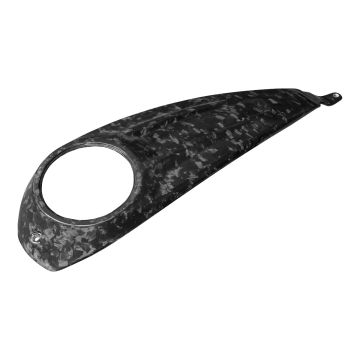 HOGWORKZ® Gloss Forged Carbon Fiber Tank Topper Dash for Harley® Touring