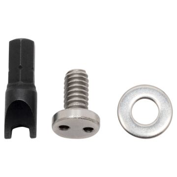 HOGWORKZ Anti-Theft Security Seat Bolt fro harley in polished metal