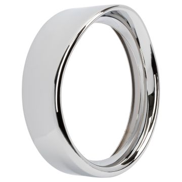 Chrome 7" Headlight Visor Trim Ring for Harley-Davidson® Softail or Freewheeler FLRT from HOGWORKZ® 