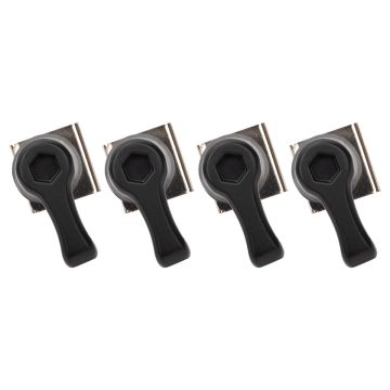 Black Quick Turn Saddlebag Security Lever Locks for Harley® from HOGWORKZ