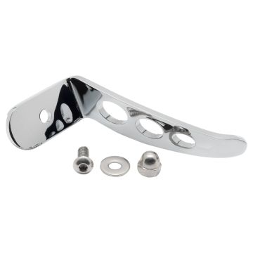 Harley KICKSTAND JIFFY EXTENDER in CHROME with hardware