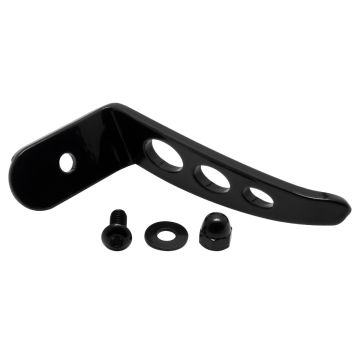 Harley KICKSTAND JIFFY EXTENDER in Black from HOGWORKZ with hardware