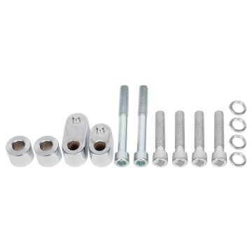 Chrome 3/4" Driver Floorboard Extension Kit for Harley 