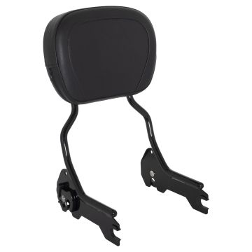 Harley® Softail Black Sissy Bar Backrest for '18-'23 from HOGWORKZ angle
