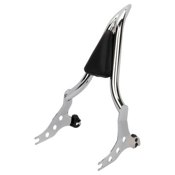 Chrome Detachable Havoc Sissy Bar Backrest for Harley® Breakout / Fat Boy from HOGWORKZ