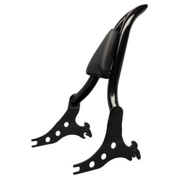 Black Detachable Havoc Sissy Bar Backrest for Harley® Breakout / Fat Boy  from HOGWORKZ