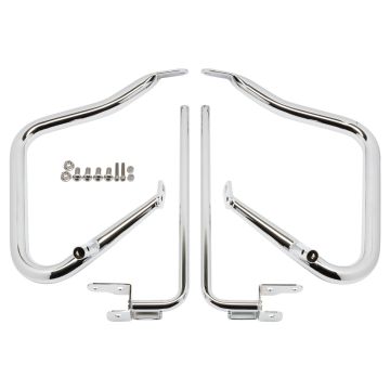 Harley® Touring Saddlebag Guards in Chrome from HOGWORKZ®
