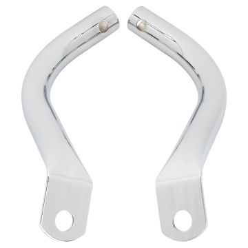 Chrome Saddlebag Guard Eliminator Kit for Harley® Touring from HOGWORKZ® 