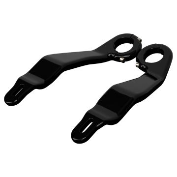 Black Harley Davidson® Road Glide Fairing Support Kit for '15+ from HOGWORKZ angle