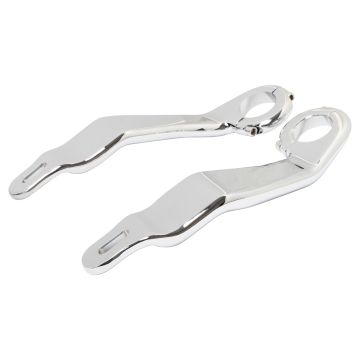 chrome road glide fairing support brackets