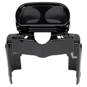 Vivid Black Cluster Covers for Harley® Road Glide from HOGWORKZ®