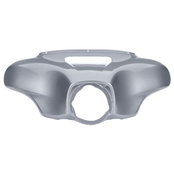 Atlas Silver Metallic Outer Fairing Cowl Upper for Harley® Touring from HOGWORKZ from view