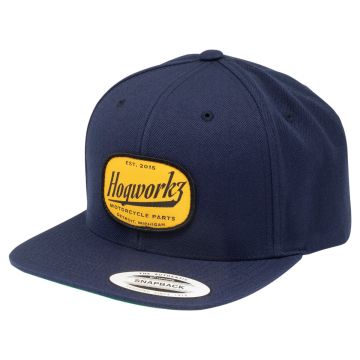 HOGWORKZ® Script Snapback Hat | Blue