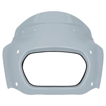 Barracuda Silver Denim Outlaw Headlight Fairing for Harley® Fat Bob FXFB from HOGWORKZ
