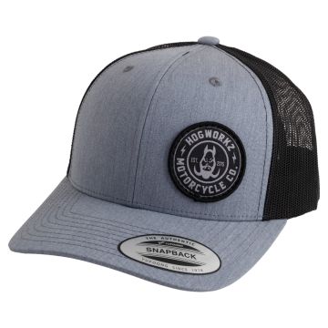 HOGWORKZ® Roadster Snapback Hat | Grey/Black