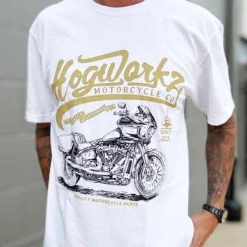 HOGWORKZ® Ridin' Low T-Shirt in White