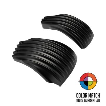 Color Matched Ribbed Battery Covers for Harley® Softail 