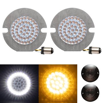 HALOMAKER® LED 1157 Flat Lens Front Turn Signals for Harley-Davidson® from HOGWORKZ®