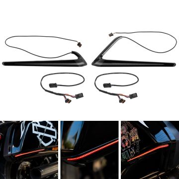 low rider ST LED saddlebag lights by HOGWORKZ