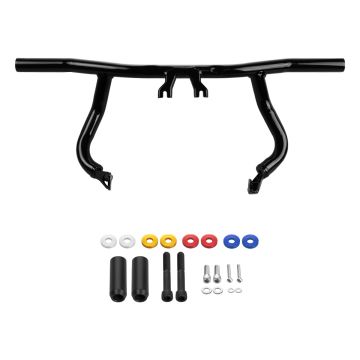 HOGWORKZ Black Flat-Out™ Performance Engine Guard for Harley® Touring