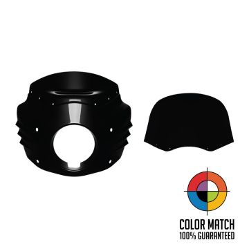 Color Matched HOGWORKZ® Menace Fairing w/ Windshield for Harley® Softail / Dyna