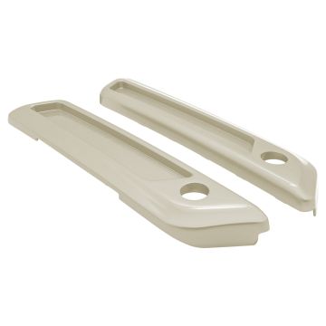 Morocco Gold Pearl Saddlebag Latch Covers for Harley® Touring from HOGWORKZ angle