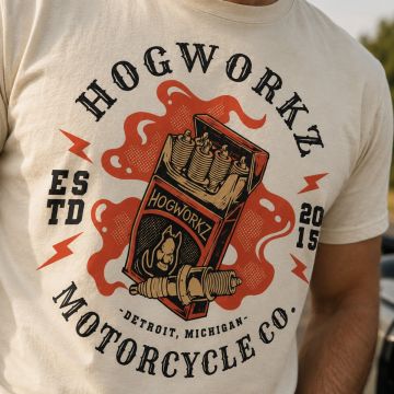 HOGWORKZ® Smoke 'Em If You Got 'Em T-Shirt | Off White