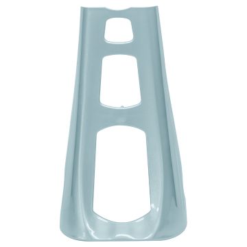 Sharkskin Blue Chin Spoiler for Harley Touring from HOGWORKZ front view