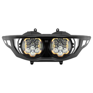 HOGWORKZ® Silvertooth Performance LED Headlight for Harley® Road Glide '23.5+ front