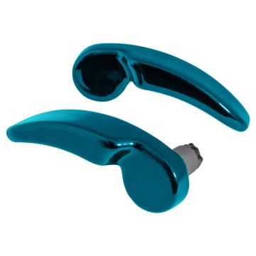 Tahitian Teal Saddlebag Lid Levers for Harley® Touring '14-'23