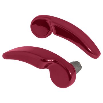 Wicked Red Denim Saddlebag Lid Levers for Harley® Touring '14-'23