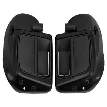 Black Quartz Rushmore Style Lower Vented Fairings for Harley® Touring from HOGWORKZ 