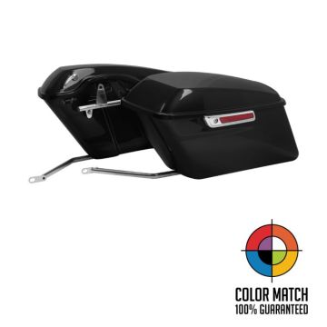 Color Match Harley® Softail Conversion Bracket Kit Standard Saddlebags from HOGWORKZ